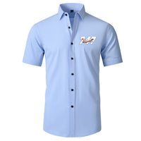 Thumbnail for Super Boeing 747 Intercontinental Designed Short Sleeve Shirts