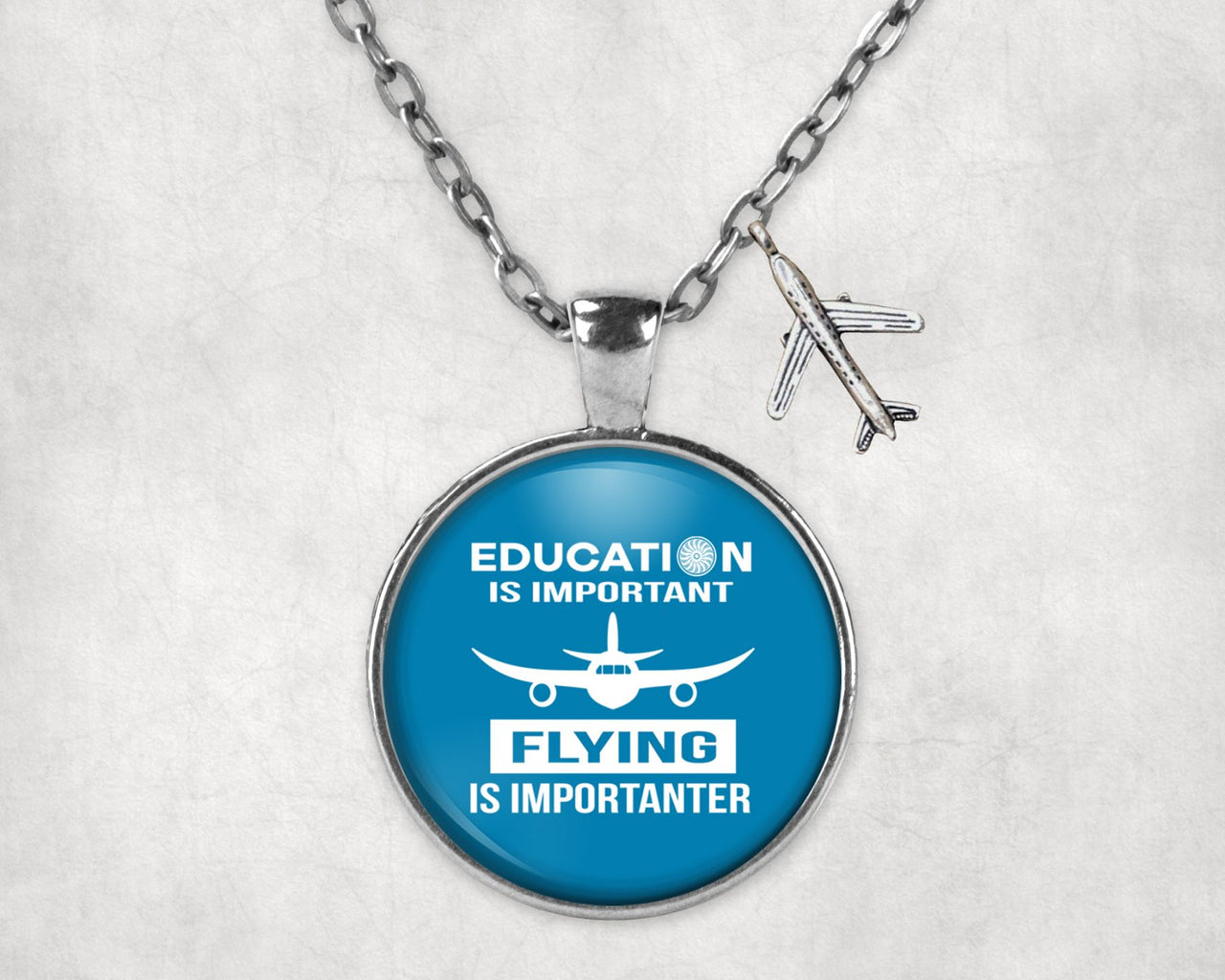 Flying is Importanter Designed Necklaces