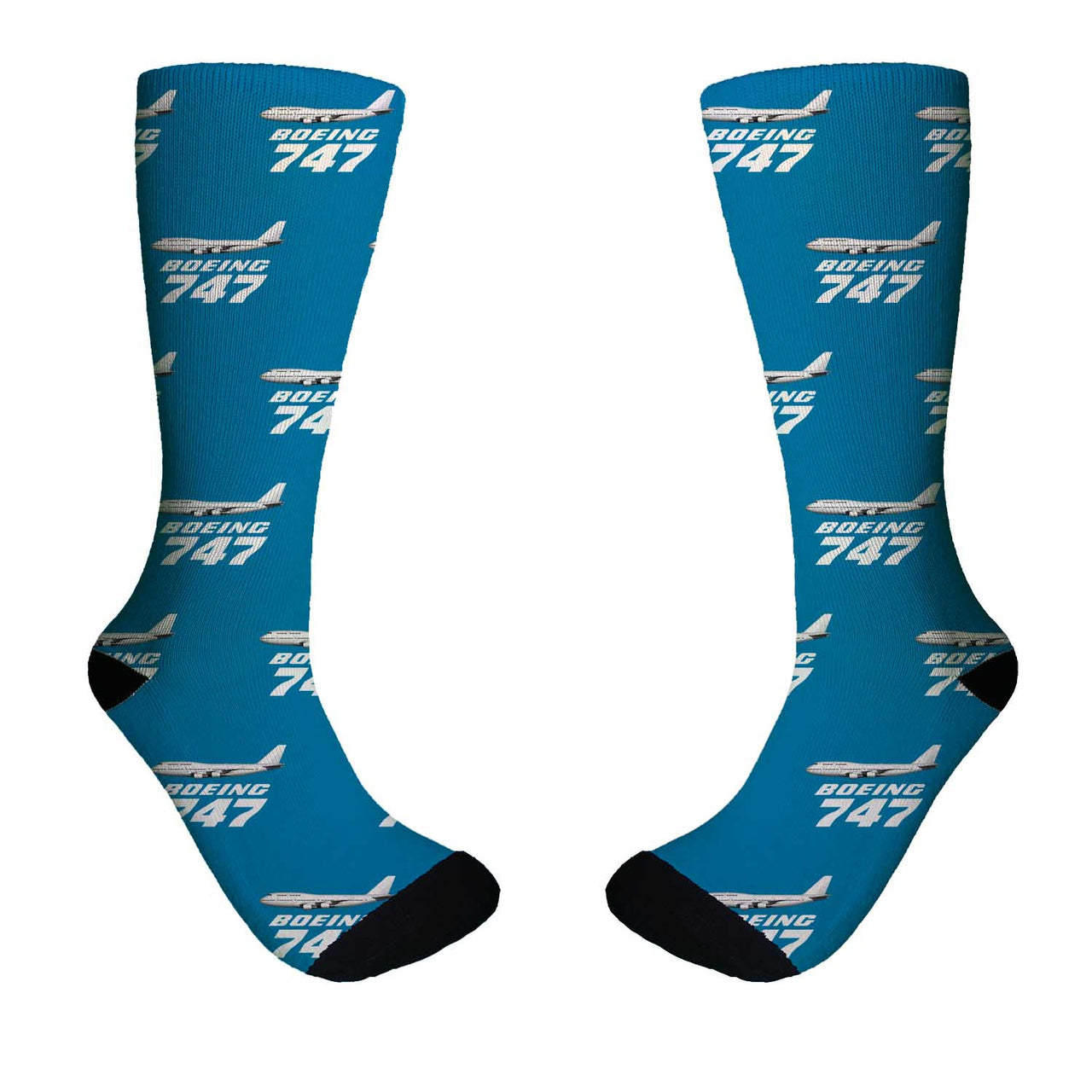The Boeing 747 Designed Socks