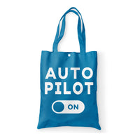 Thumbnail for Auto Pilot ON Designed Tote Bags