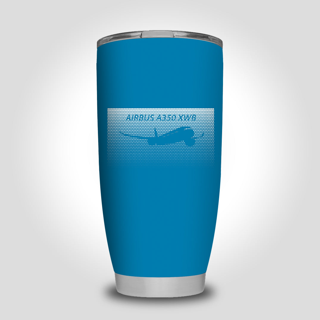 Airbus A350XWB & Dots Designed Tumbler Travel Mugs