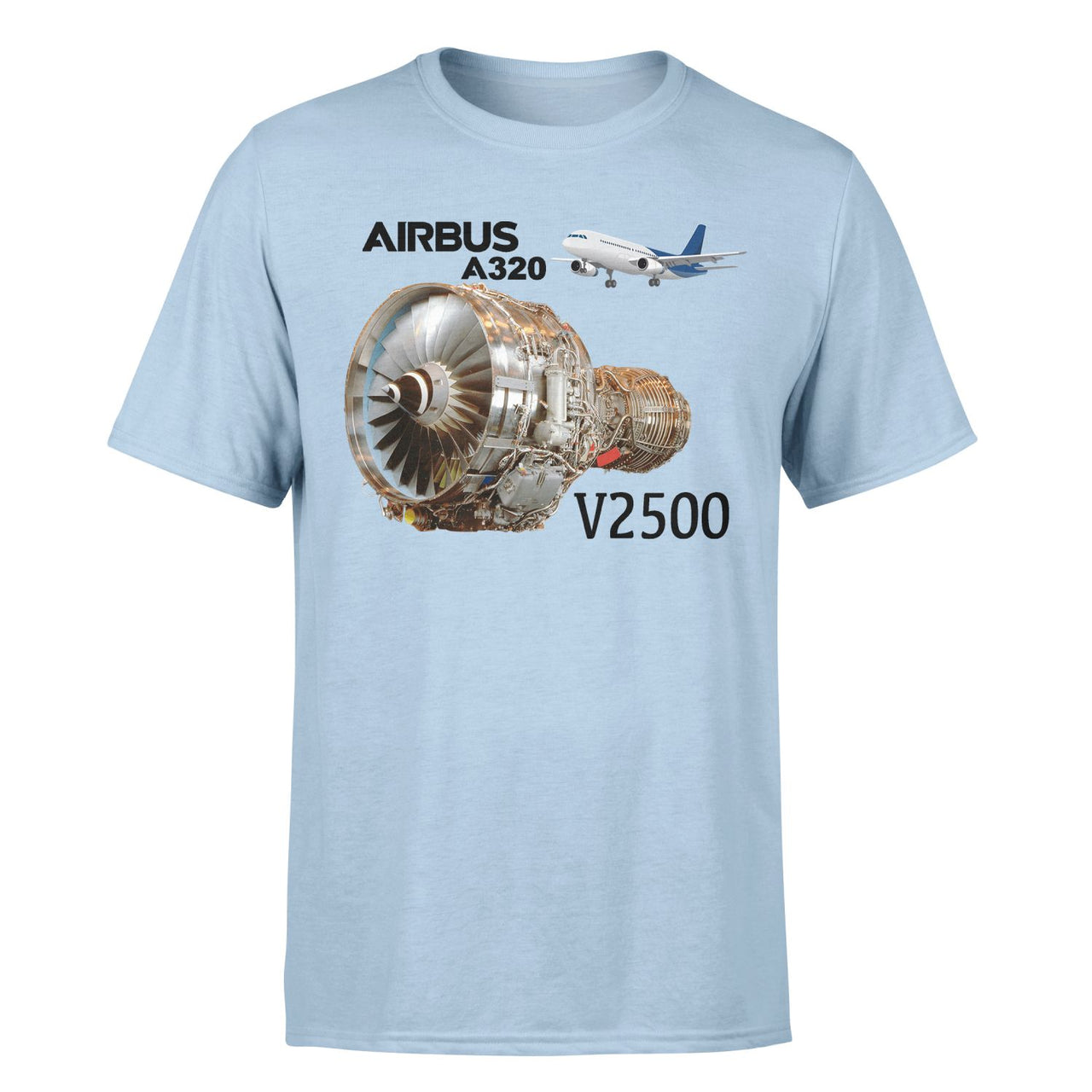 Airbus A320 & V2500 Engine Designed T-Shirts