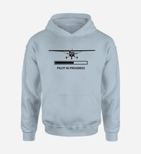 Thumbnail for Pilot In Progress (Cessna) Designed Hoodies