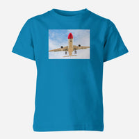 Thumbnail for Beautiful Airbus A330 on Approach Designed Children T-Shirts