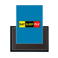 Thumbnail for Eat Sleep Fly (Colourful) Designed Magnets