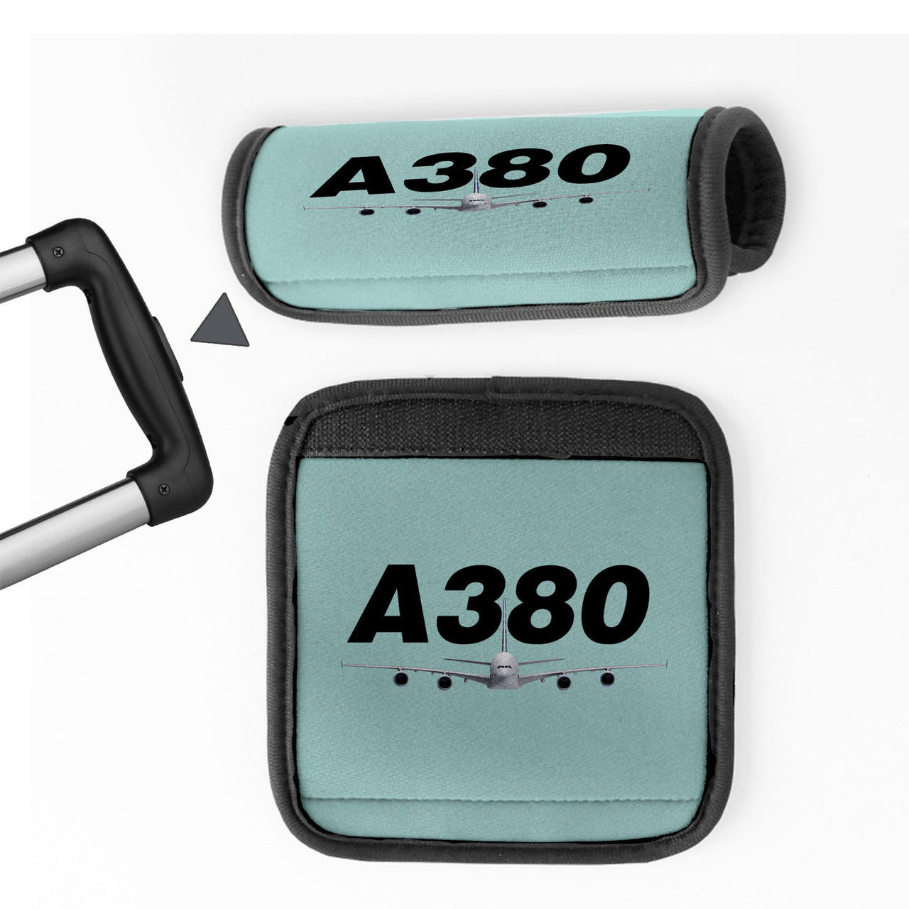 Super Airbus A380 Designed Neoprene Luggage Handle Covers