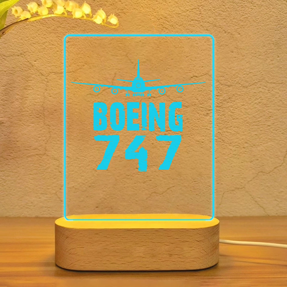 Boeing 747 & Plane Designed Night Lamp