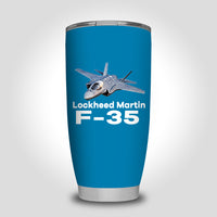 Thumbnail for The Lockheed Martin F35 Designed Tumbler Travel Mugs