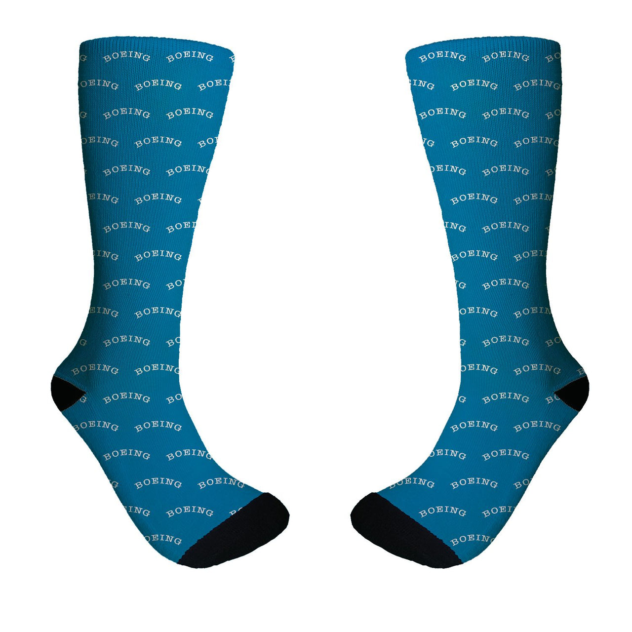 Special BOEING Text Designed Socks