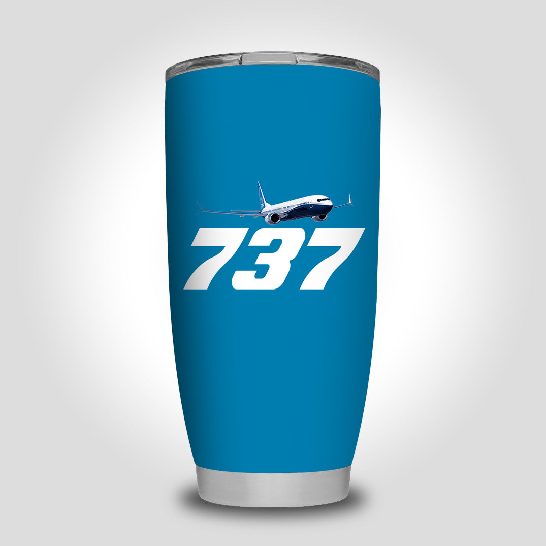 Super Boeing 737-800 Designed Tumbler Travel Mugs