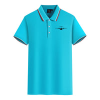 Thumbnail for ATR-72 Silhouette Designed Stylish Polo T-Shirts
