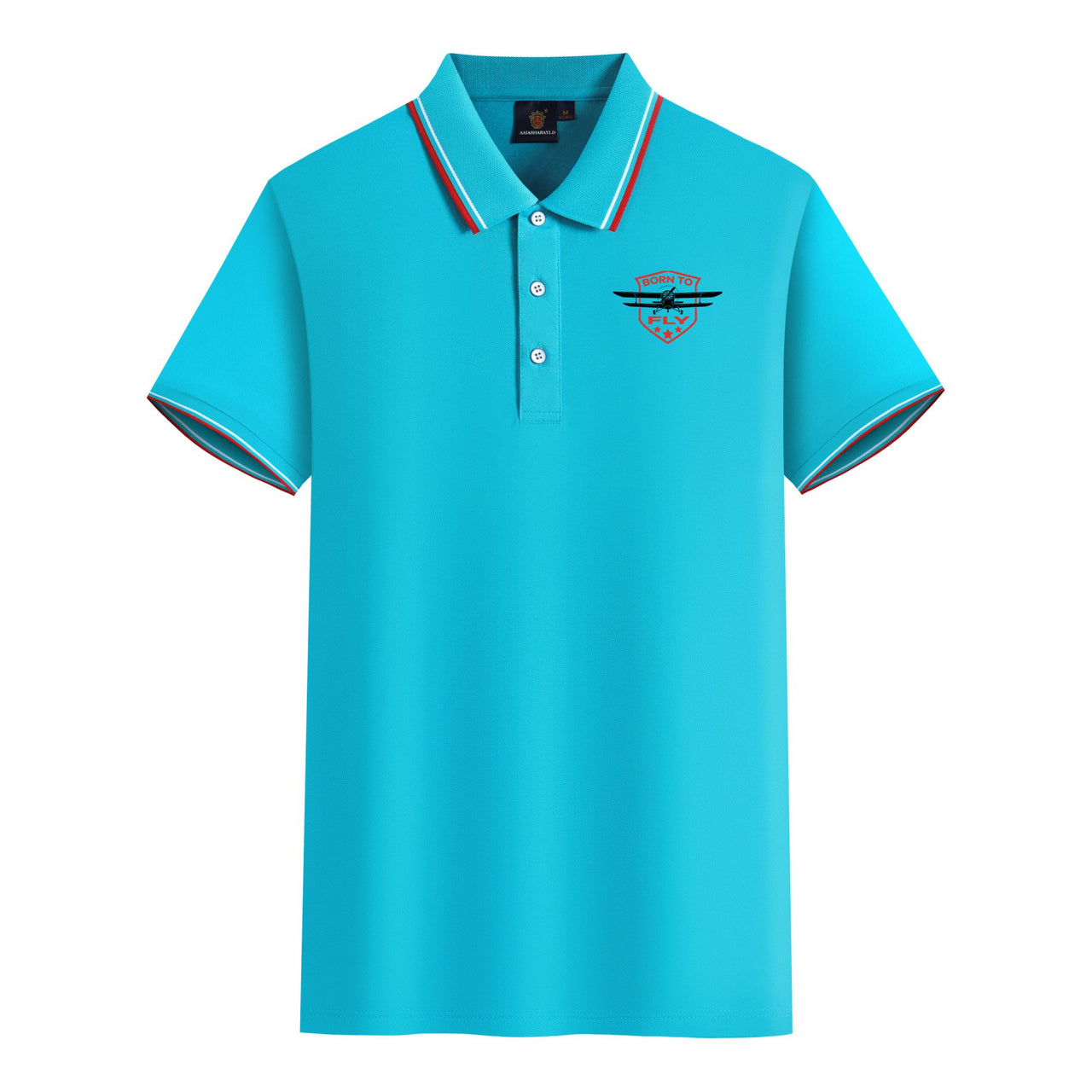 Super Born To Fly Designed Stylish Polo T-Shirts
