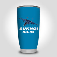 Thumbnail for The Sukhoi SU-35 Designed Tumbler Travel Mugs