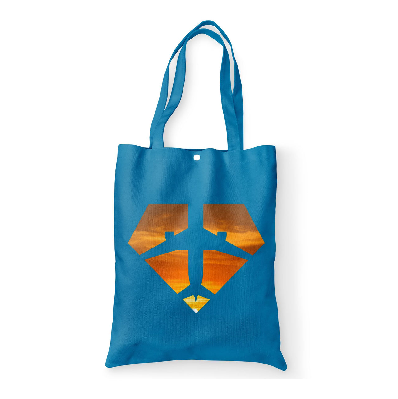 Supermen of The Skies (Sunset) Designed Tote Bags
