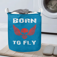 Thumbnail for Born To Fly SKELETON Designed Laundry Baskets
