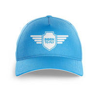 Thumbnail for Born To Fly & Badge Printed Hats