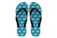 Thumbnail for Super Boeing 737+Text Designed Slippers (Flip Flops)