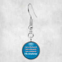 Thumbnail for I Fix Airplanes Designed Earrings