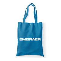 Thumbnail for Embraer & Text Designed Tote Bags