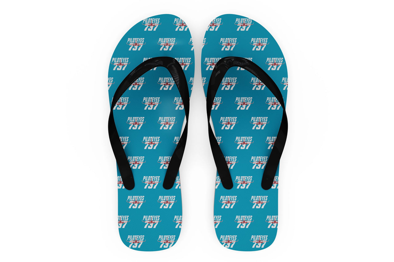 Amazing Piloteyes737 Designed Slippers (Flip Flops)