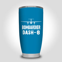Thumbnail for Bombardier Dash-8 & Plane Designed Tumbler Travel Mugs