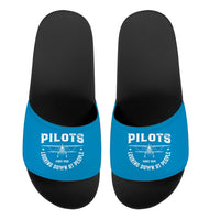 Thumbnail for Pilots Looking Down at People Since 1903 Designed Sport Slippers
