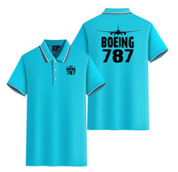 Thumbnail for Boeing 787 & Plane Designed Stylish Polo T-Shirts (Double-Side)