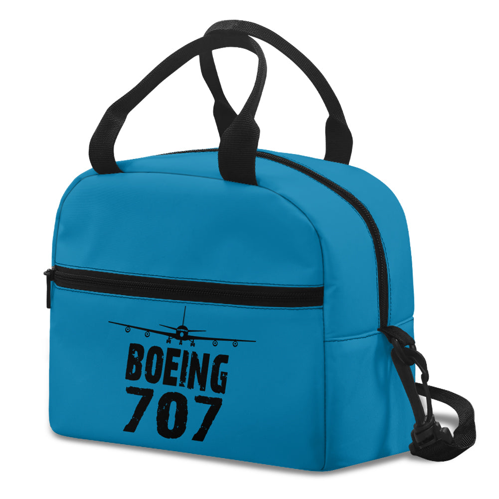 Boeing 707 & Plane Designed Lunch Bags
