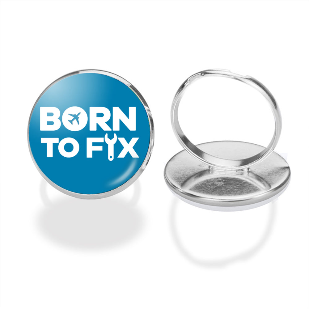 Born To Fix Airplanes Designed Rings