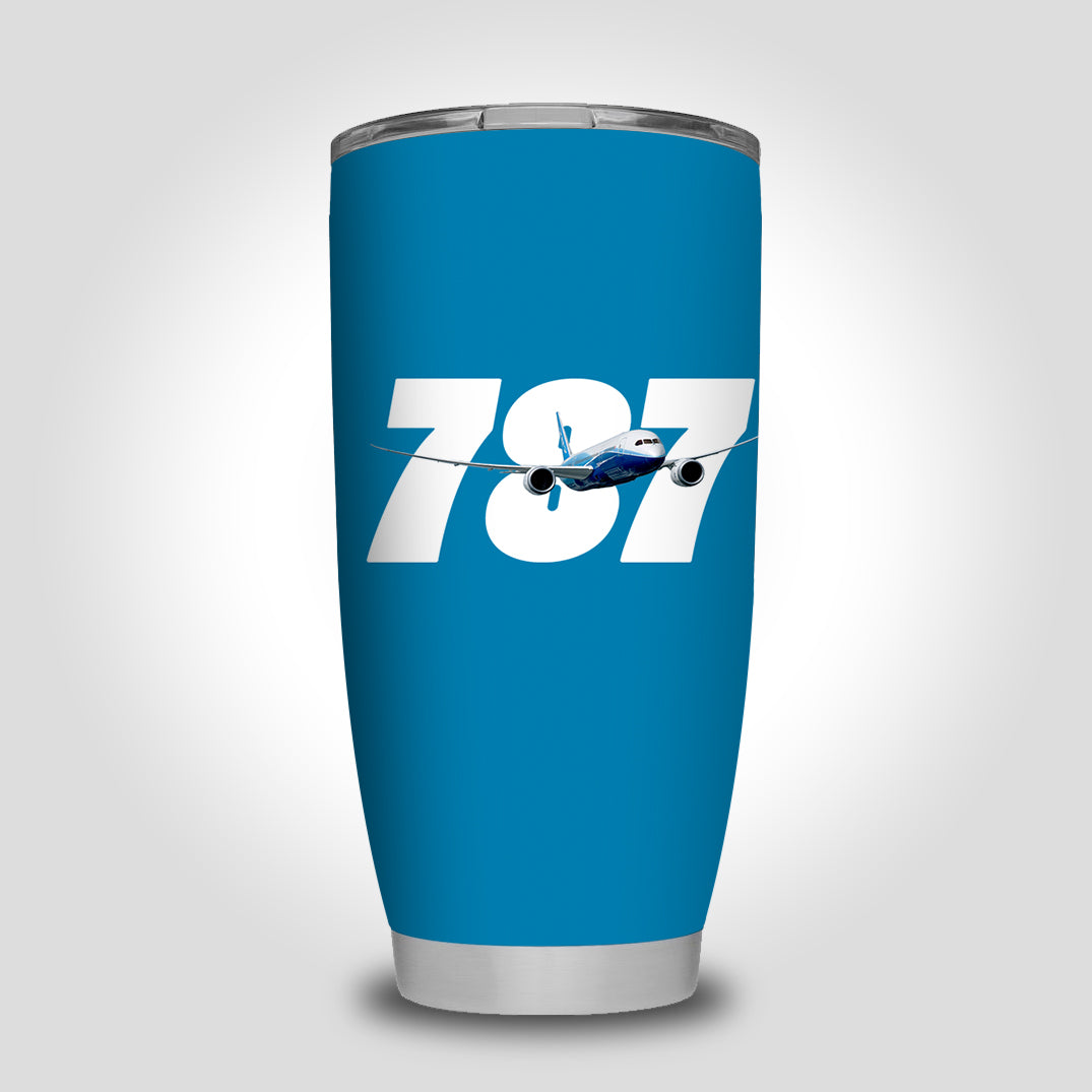 Super Boeing 787 Designed Tumbler Travel Mugs