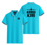 Thumbnail for Airbus A380 & Plane Designed Stylish Polo T-Shirts (Double-Side)