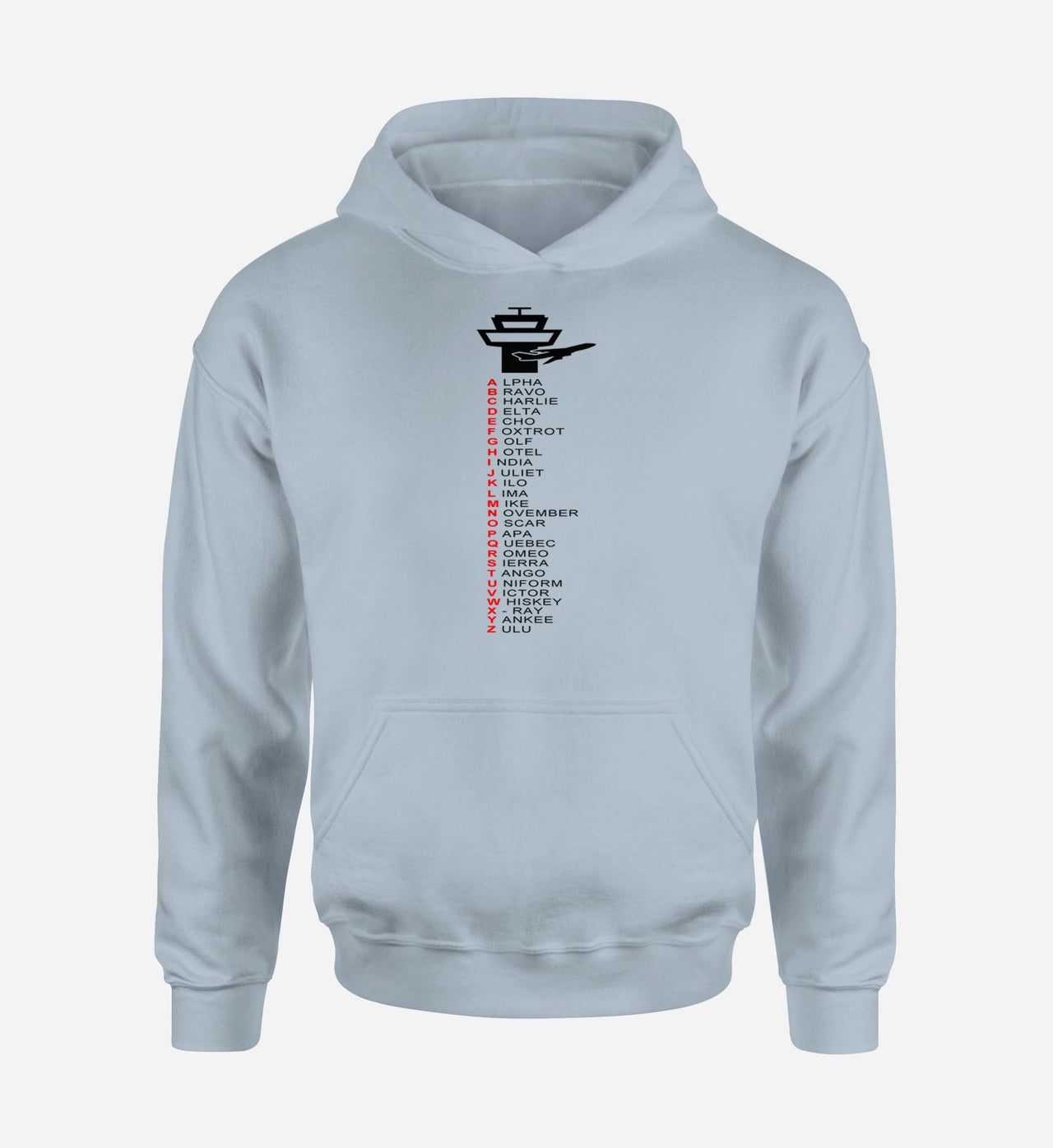 Aviation Alphabet Designed Hoodies