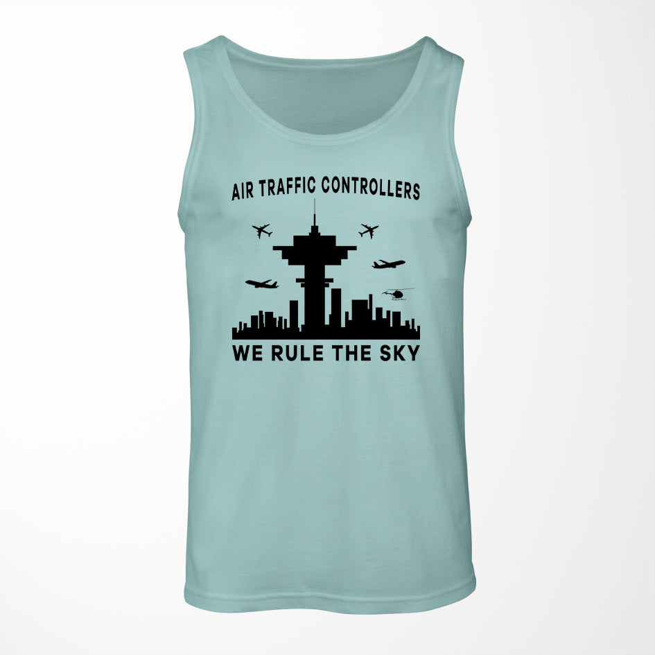 Air Traffic Controllers - We Rule The Sky Designed Tank Tops
