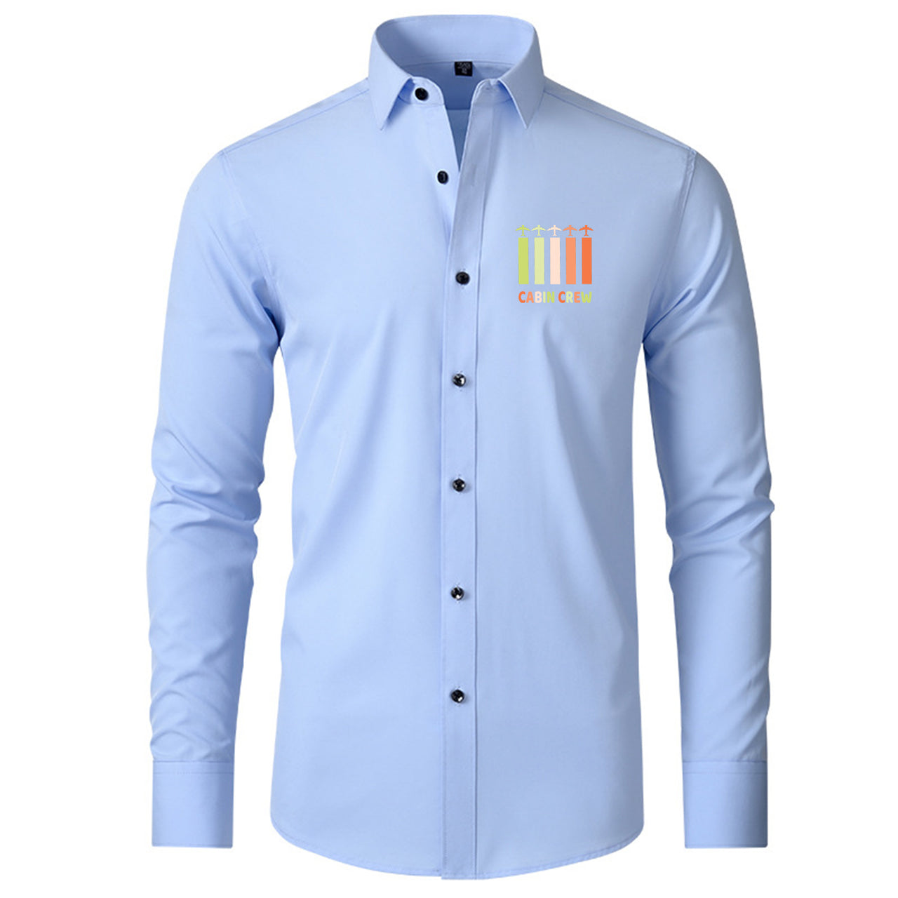 Colourful Cabin Crew Designed Long Sleeve Shirts