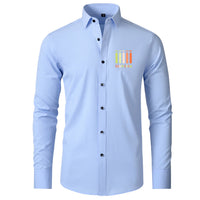 Thumbnail for Colourful Cabin Crew Designed Long Sleeve Shirts