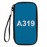 Thumbnail for A319 Flat Text Designed Travel Cases & Wallets