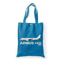 Thumbnail for The Airbus A320Neo Designed Tote Bags