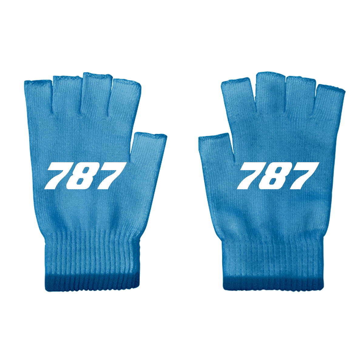 787 Flat Text Designed Cut Gloves