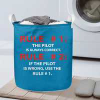 Thumbnail for Rule 1 - Pilot is Always Correct Designed Laundry Baskets