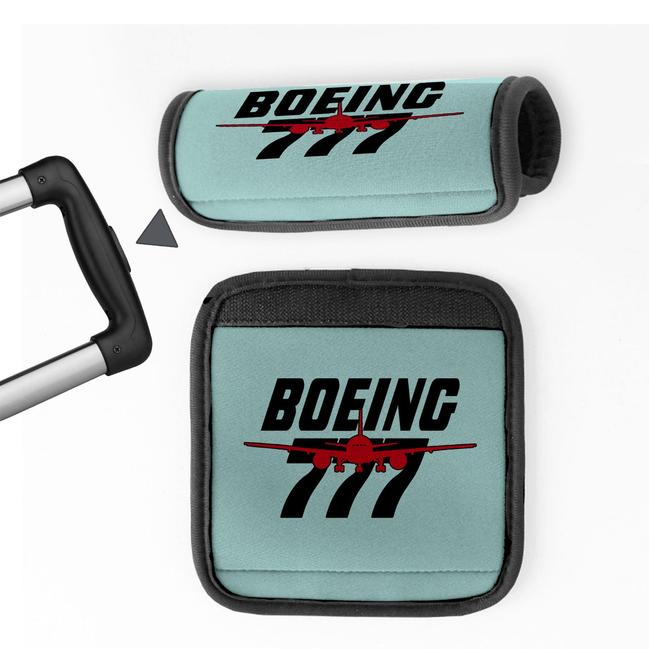 Amazing Boeing 777 Designed Neoprene Luggage Handle Covers