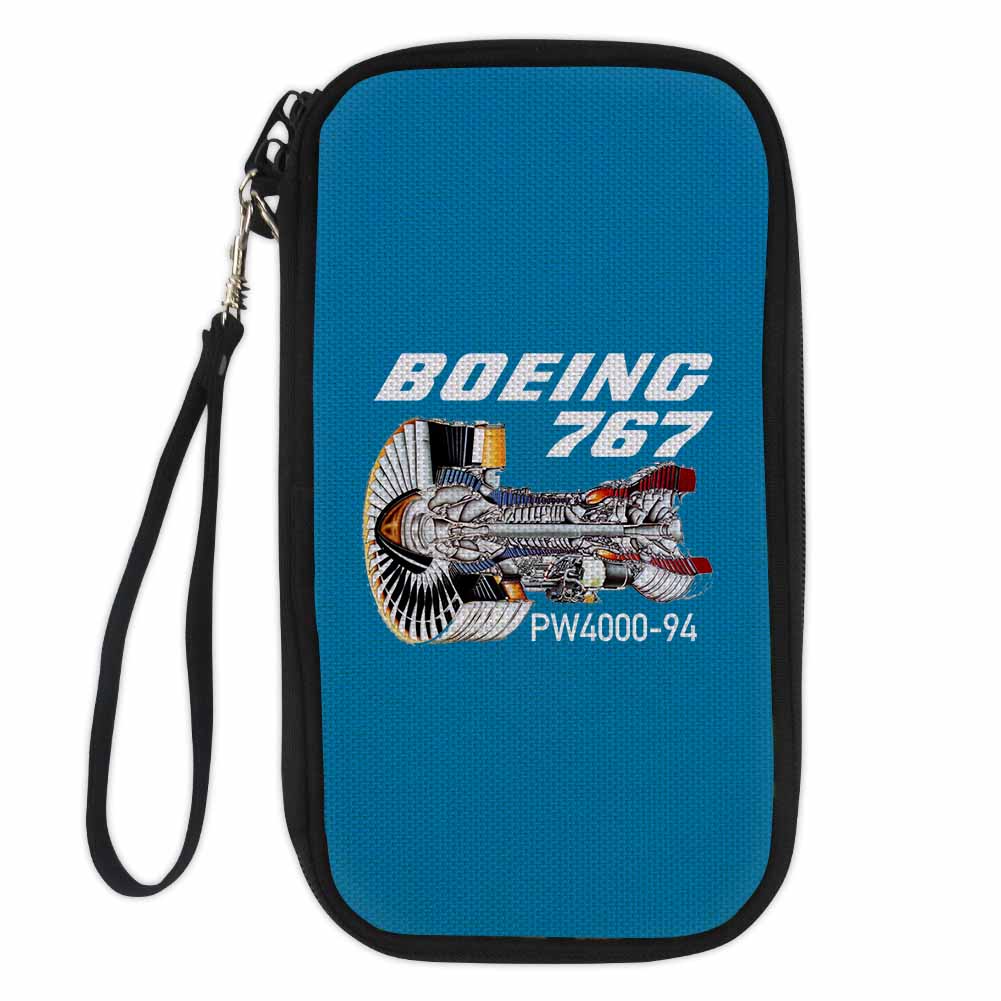 Boeing 767 Engine (PW4000-94) Designed Travel Cases & Wallets