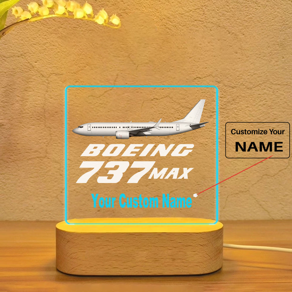 The Boeing 737Max Designed Night Lamp