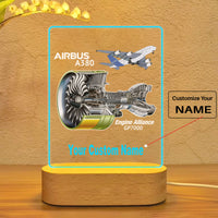 Thumbnail for Airbus A380 & GP7000 Engine Designed Night Lamp