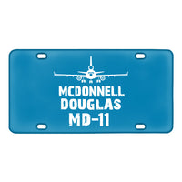 Thumbnail for McDonnell Douglas MD-11 & Plane Designed Metal (License) Plates