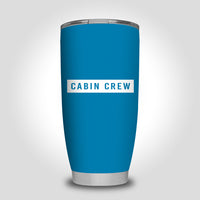 Thumbnail for Cabin Crew Text Designed Tumbler Travel Mugs
