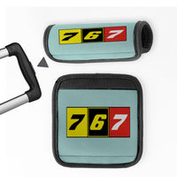 Thumbnail for Flat Colourful 767 Designed Neoprene Luggage Handle Covers