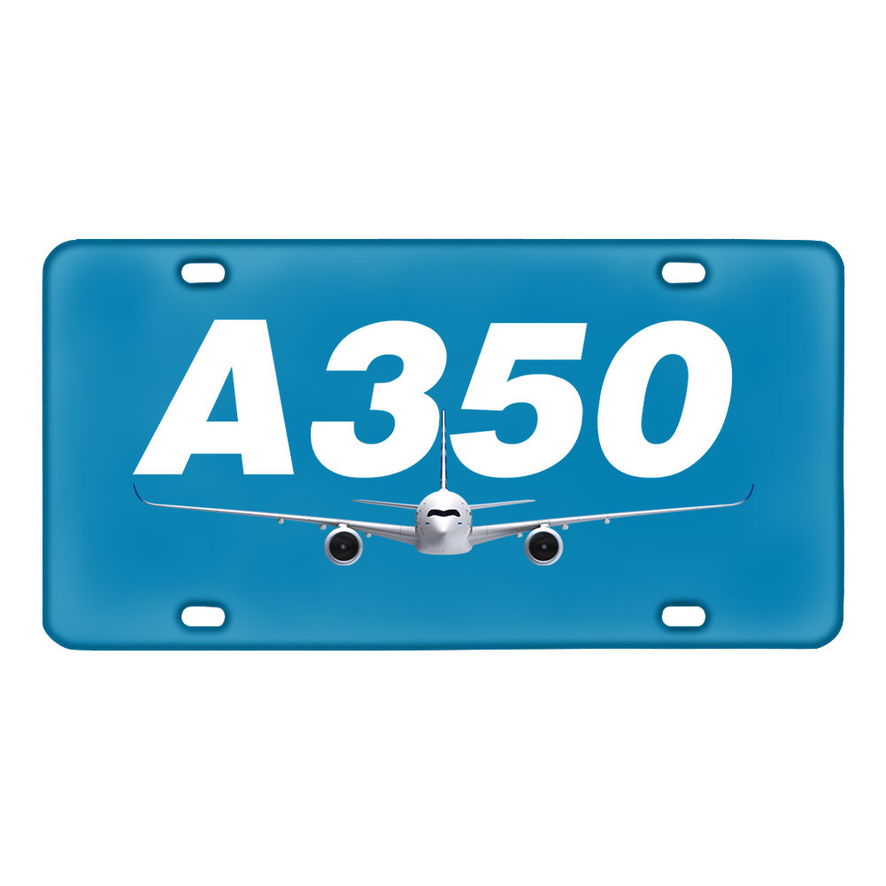 Super Airbus A350 Designed Metal (License) Plates