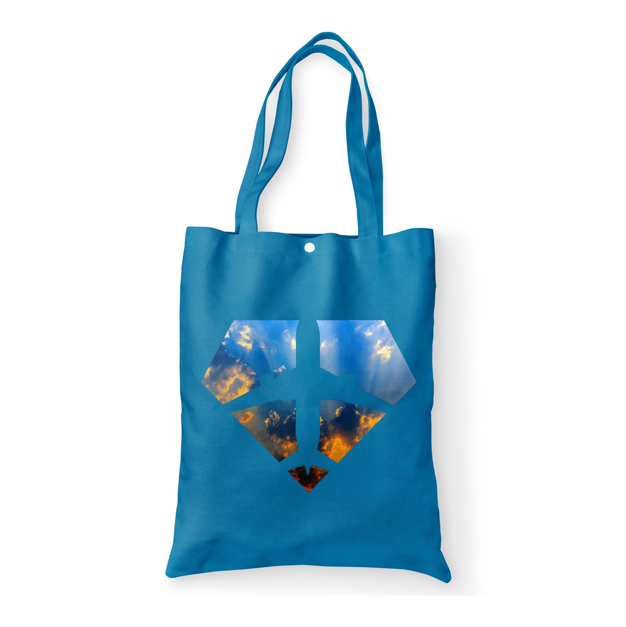 Supermen of The Skies (Sunrise) Designed Tote Bags