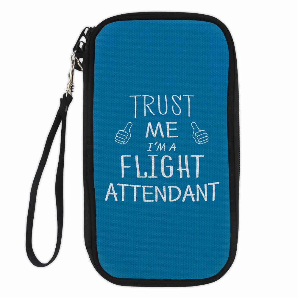 Trust Me I'm a Flight Attendant Designed Travel Cases & Wallets
