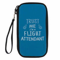 Thumbnail for Trust Me I'm a Flight Attendant Designed Travel Cases & Wallets